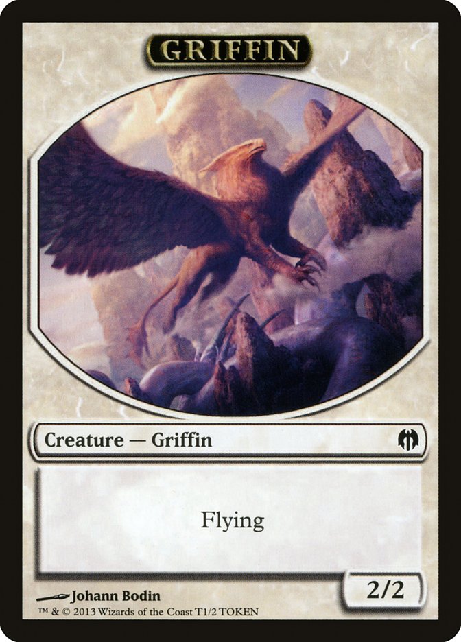 Griffin Token [Duel Decks: Heroes vs. Monsters Tokens] | Shuffle n Cut Hobbies & Games