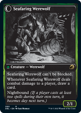 Suspicious Stowaway // Seafaring Werewolf [Innistrad: Double Feature] | Shuffle n Cut Hobbies & Games