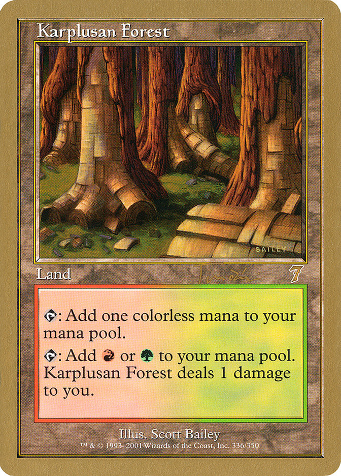 Karplusan Forest (Jan Tomcani) [World Championship Decks 2001] | Shuffle n Cut Hobbies & Games
