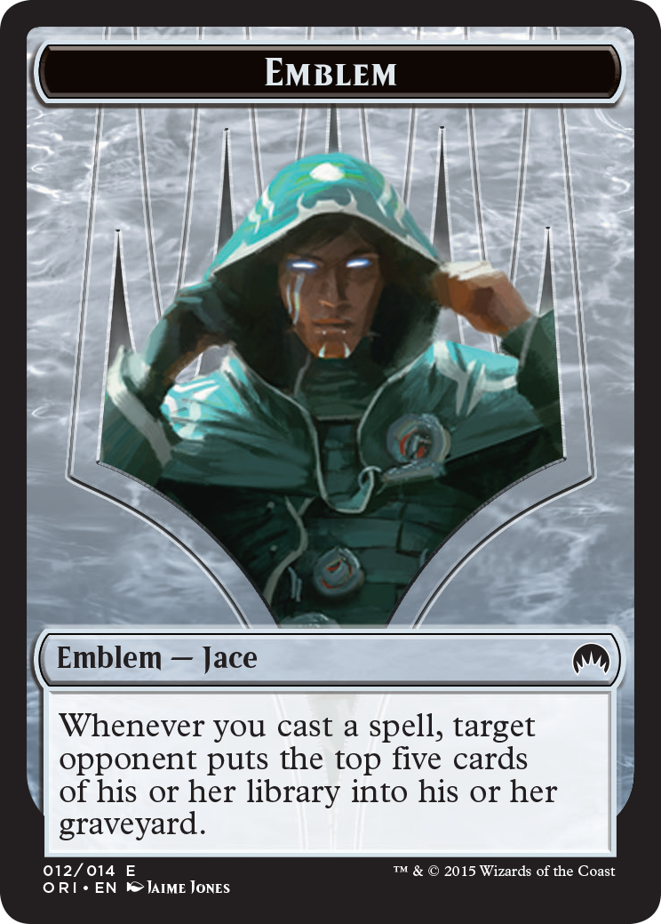 Pest // Jace, Telepath Unbound Emblem Double-Sided Token [Secret Lair: From Cute to Brute Tokens] | Shuffle n Cut Hobbies & Games