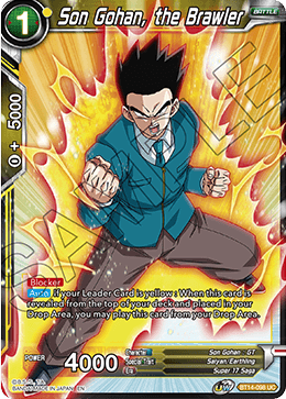 Son Gohan, the Brawler (BT14-098) [Cross Spirits] | Shuffle n Cut Hobbies & Games