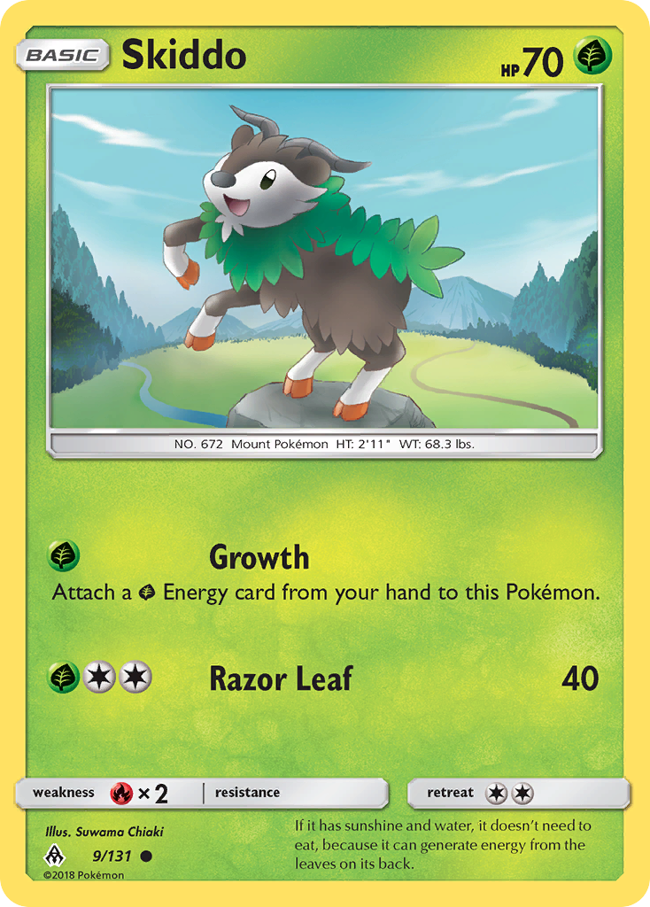 Skiddo (9/131) [Sun & Moon: Forbidden Light] | Shuffle n Cut Hobbies & Games