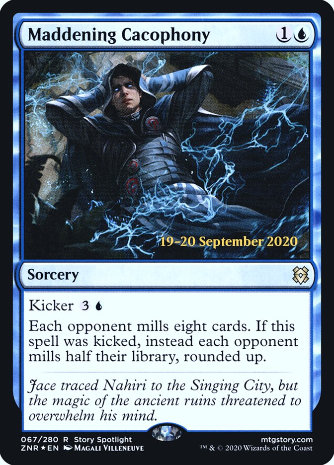 Maddening Cacophony [Zendikar Rising Prerelease Promos] | Shuffle n Cut Hobbies & Games