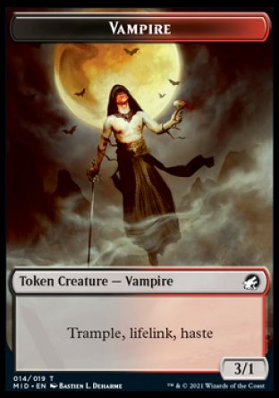 Vampire Token [Innistrad: Midnight Hunt Tokens] | Shuffle n Cut Hobbies & Games