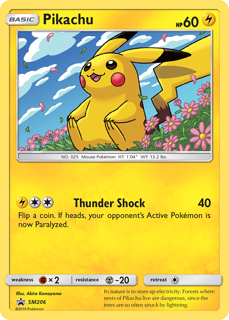 Pikachu (SM206) [Sun & Moon: Black Star Promos] | Shuffle n Cut Hobbies & Games