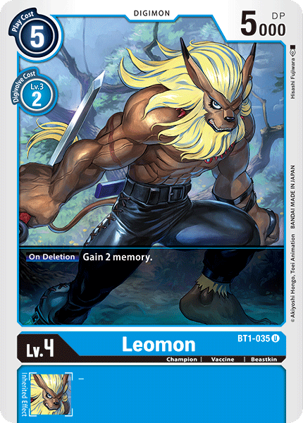 Leomon [BT1-035] [Release Special Booster Ver.1.0] | Shuffle n Cut Hobbies & Games