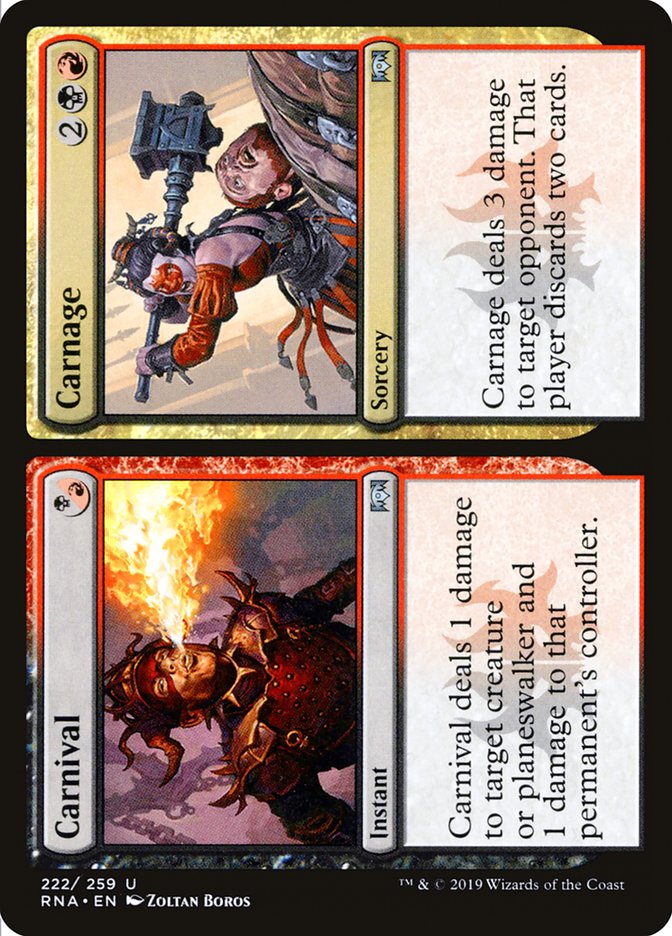 Carnival // Carnage [Ravnica Allegiance] | Shuffle n Cut Hobbies & Games