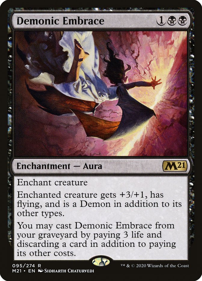 Demonic Embrace [Core Set 2021] | Shuffle n Cut Hobbies & Games