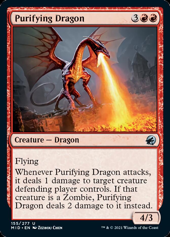 Purifying Dragon [Innistrad: Midnight Hunt] | Shuffle n Cut Hobbies & Games