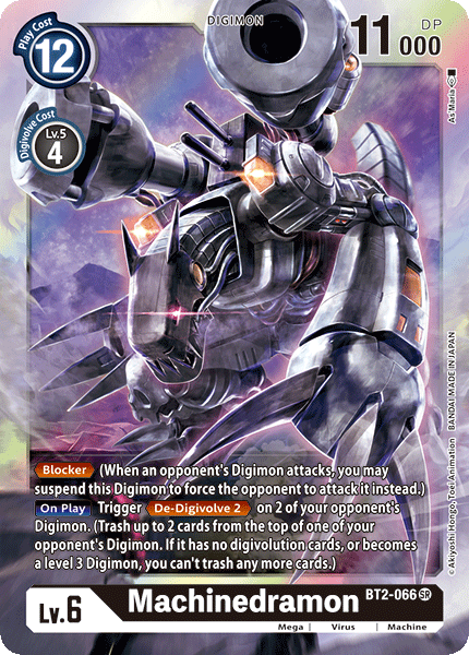 Machinedramon [BT2-066] [Release Special Booster Ver.1.0] | Shuffle n Cut Hobbies & Games