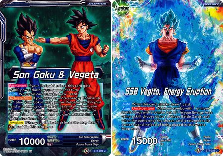 Son Goku & Vegeta // SSB Vegito, Energy Eruption [BT7-025] | Shuffle n Cut Hobbies & Games