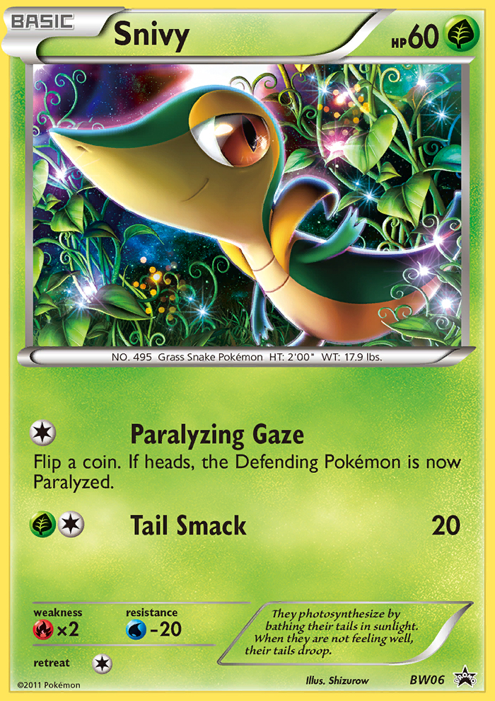 Snivy (BW06) [Black & White: Black Star Promos] | Shuffle n Cut Hobbies & Games