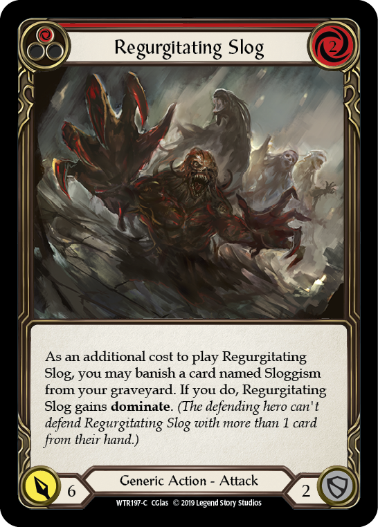 Regurgitating Slog (Red) [WTR197-C] Alpha Print Normal | Shuffle n Cut Hobbies & Games