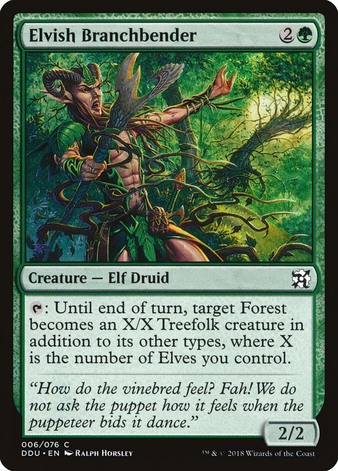 Elvish Branchbender [Duel Decks: Elves vs. Inventors] | Shuffle n Cut Hobbies & Games