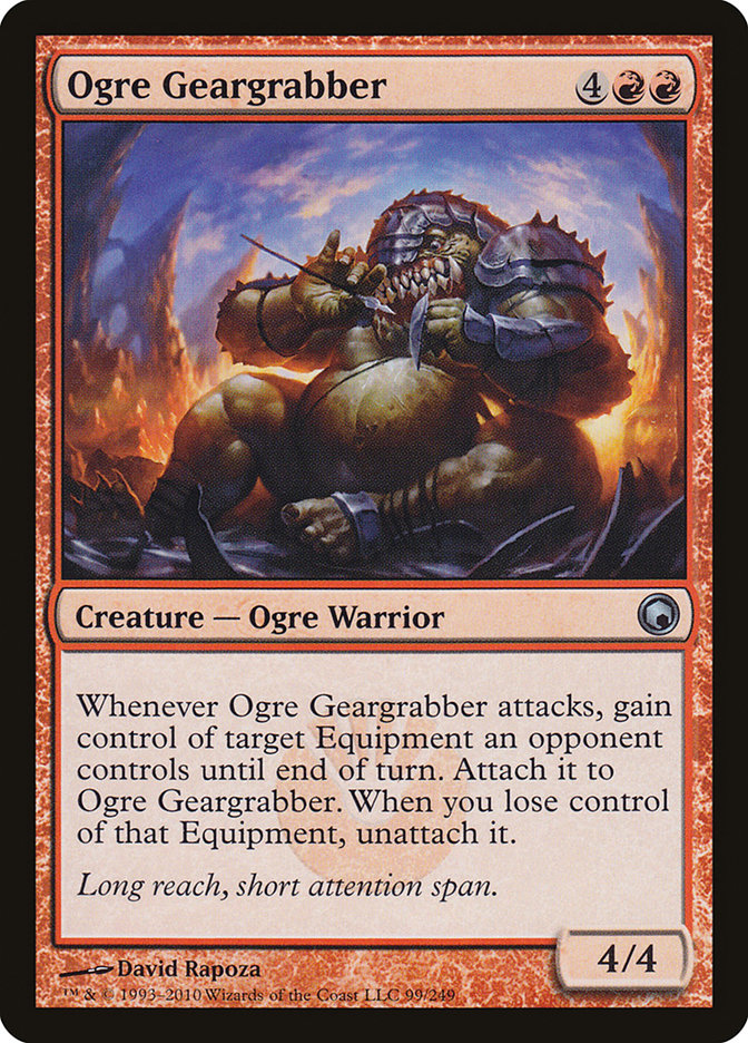 Ogre Geargrabber [Scars of Mirrodin] | Shuffle n Cut Hobbies & Games