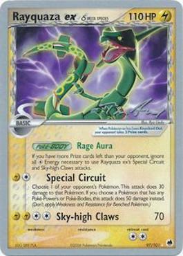 Rayquaza ex (97/101) (Delta Species) (Legendary Ascent - Tom Roos) [World Championships 2007] | Shuffle n Cut Hobbies & Games