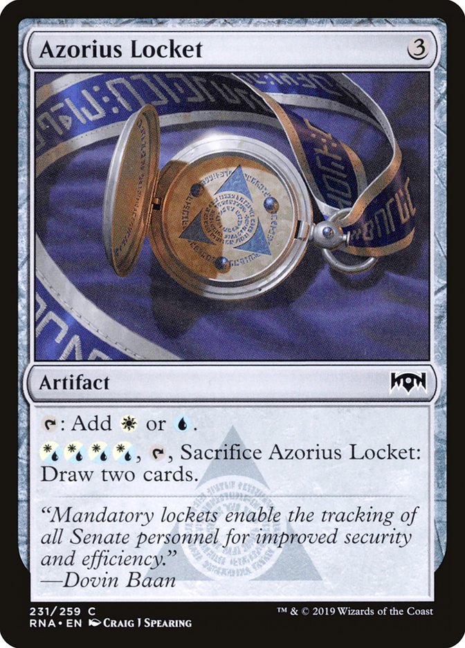 Azorius Locket [Ravnica Allegiance] | Shuffle n Cut Hobbies & Games