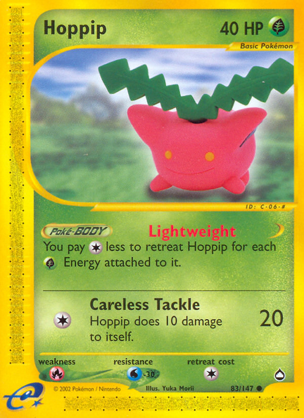 Hoppip (83/147) [Aquapolis] | Shuffle n Cut Hobbies & Games