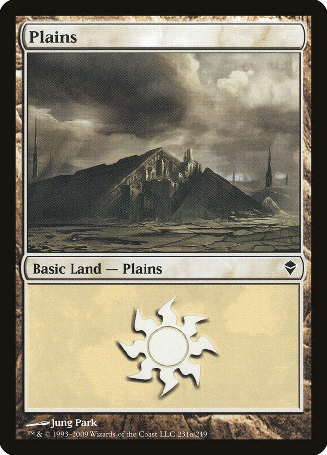 Plains (231a) [Zendikar] | Shuffle n Cut Hobbies & Games