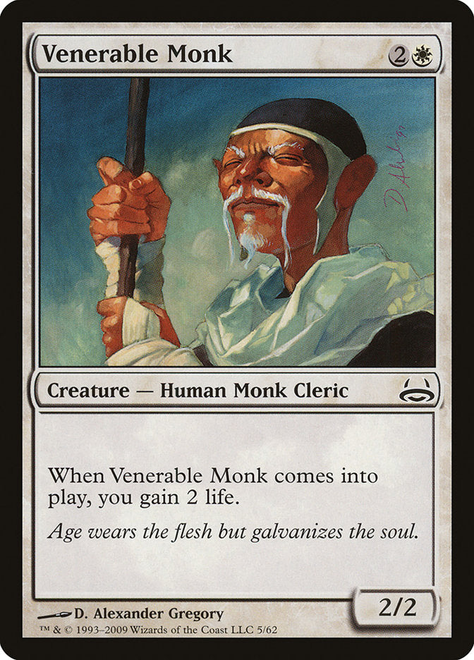 Venerable Monk [Duel Decks: Divine vs. Demonic] | Shuffle n Cut Hobbies & Games