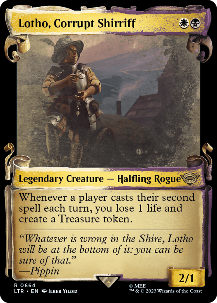 Lotho, Corrupt Shirriff [The Lord of the Rings: Tales of Middle-Earth Showcase Scrolls] | Shuffle n Cut Hobbies & Games