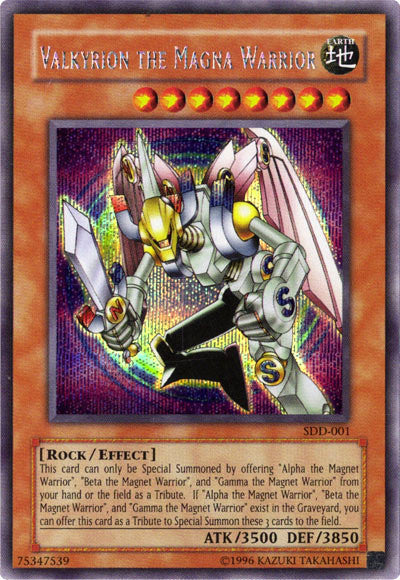 Valkyrion the Magna Warrior [SDD-001] Secret Rare | Shuffle n Cut Hobbies & Games