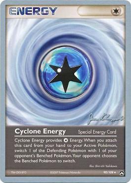 Cyclone Energy (90/108) (Psychic Lock - Jason Klaczynski) [World Championships 2008] | Shuffle n Cut Hobbies & Games