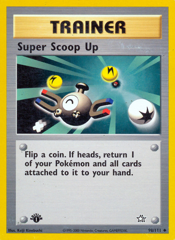 Super Scoop Up (98/111) [Neo Genesis 1st Edition] | Shuffle n Cut Hobbies & Games