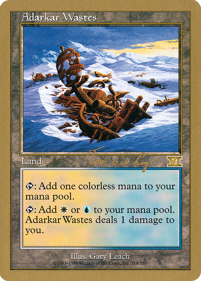 Adarkar Wastes (Tom van de Logt) [World Championship Decks 2000] | Shuffle n Cut Hobbies & Games