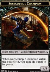 Sunscourge Champion // Zombie Double-Sided Token [Hour of Devastation Tokens] | Shuffle n Cut Hobbies & Games