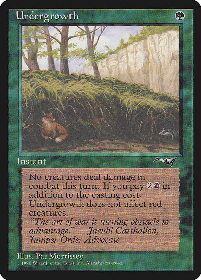 Undergrowth (Fox Art) [Alliances] | Shuffle n Cut Hobbies & Games