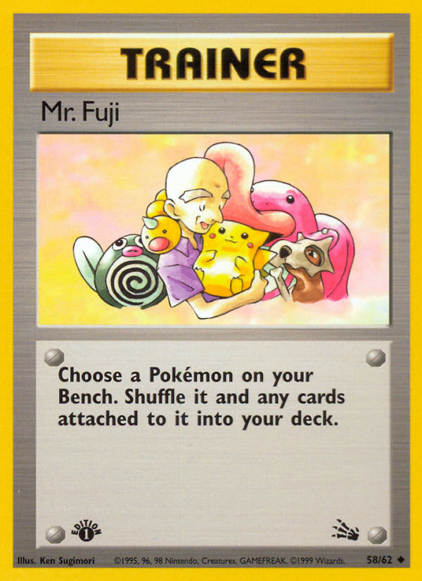 Mr. Fuji (58/62) [Fossil 1st Edition] | Shuffle n Cut Hobbies & Games