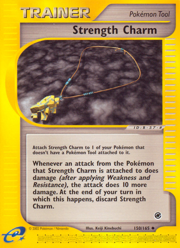 Strength Charm (150/165) [Expedition: Base Set] | Shuffle n Cut Hobbies & Games