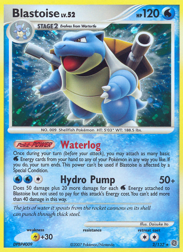 Blastoise (2/132) [Diamond & Pearl: Secret Wonders] | Shuffle n Cut Hobbies & Games