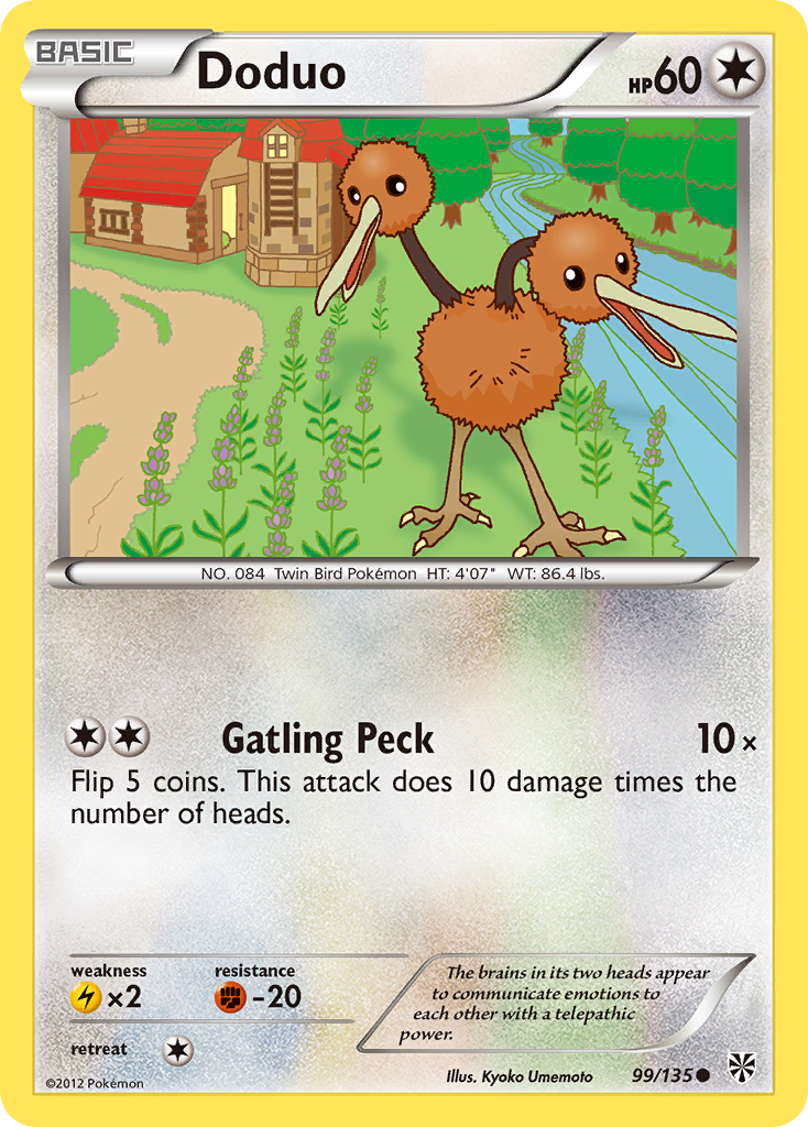 Doduo (99/135) [Black & White: Plasma Storm] | Shuffle n Cut Hobbies & Games