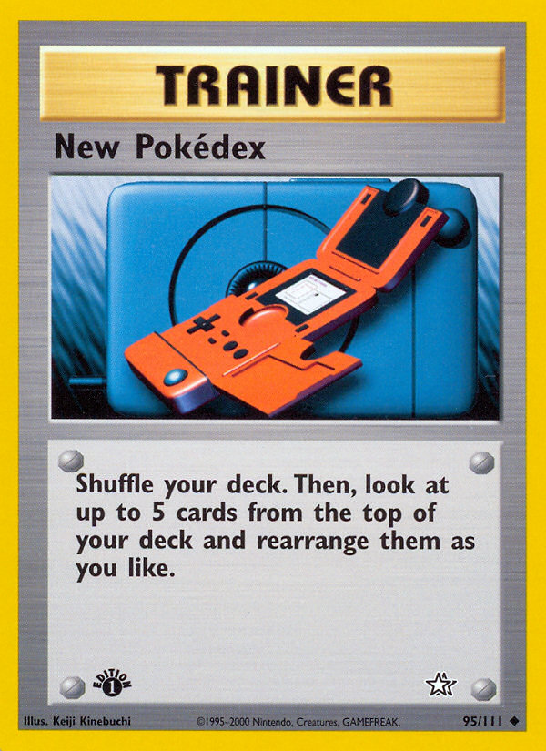 New Pokedex (95/111) [Neo Genesis 1st Edition] | Shuffle n Cut Hobbies & Games