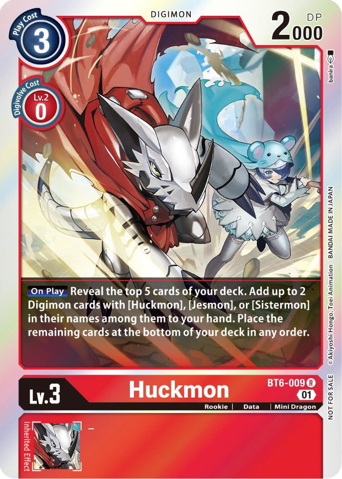 Huckmon [BT6-009] (Event Pack 3) [Double Diamond Promos] | Shuffle n Cut Hobbies & Games