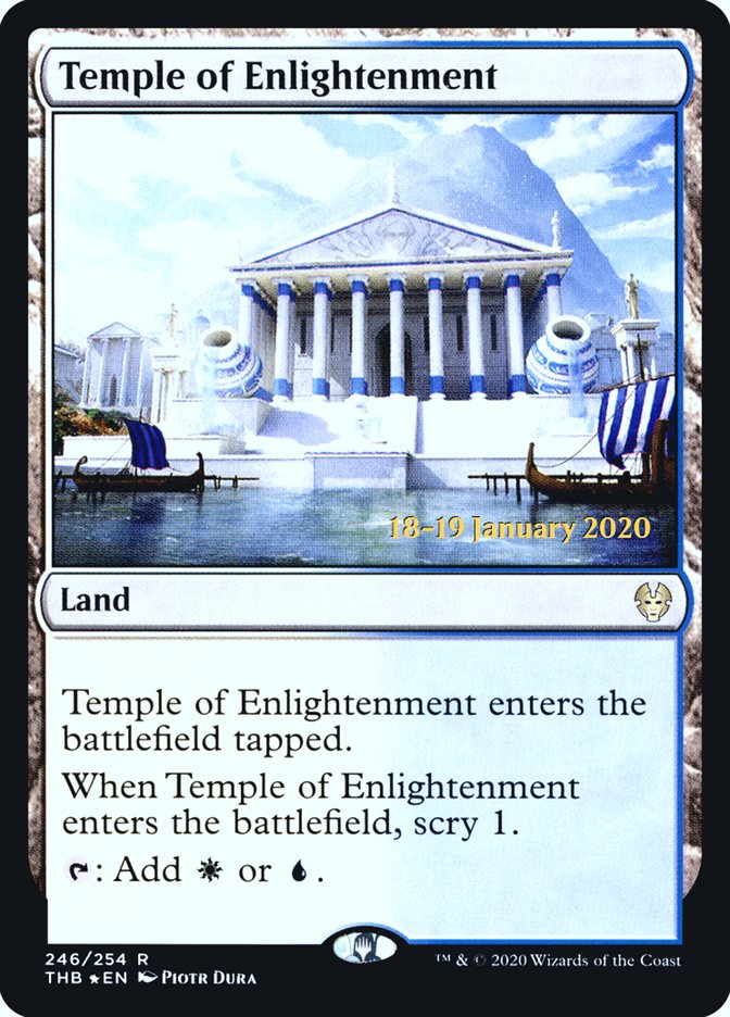 Temple of Enlightenment [Theros Beyond Death Prerelease Promos] | Shuffle n Cut Hobbies & Games