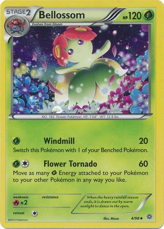 Bellossom (4/98) (Cosmos Holo) [XY: Ancient Origins] | Shuffle n Cut Hobbies & Games