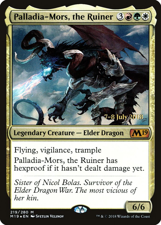 Palladia-Mors, the Ruiner [Core Set 2019 Prerelease Promos] | Shuffle n Cut Hobbies & Games