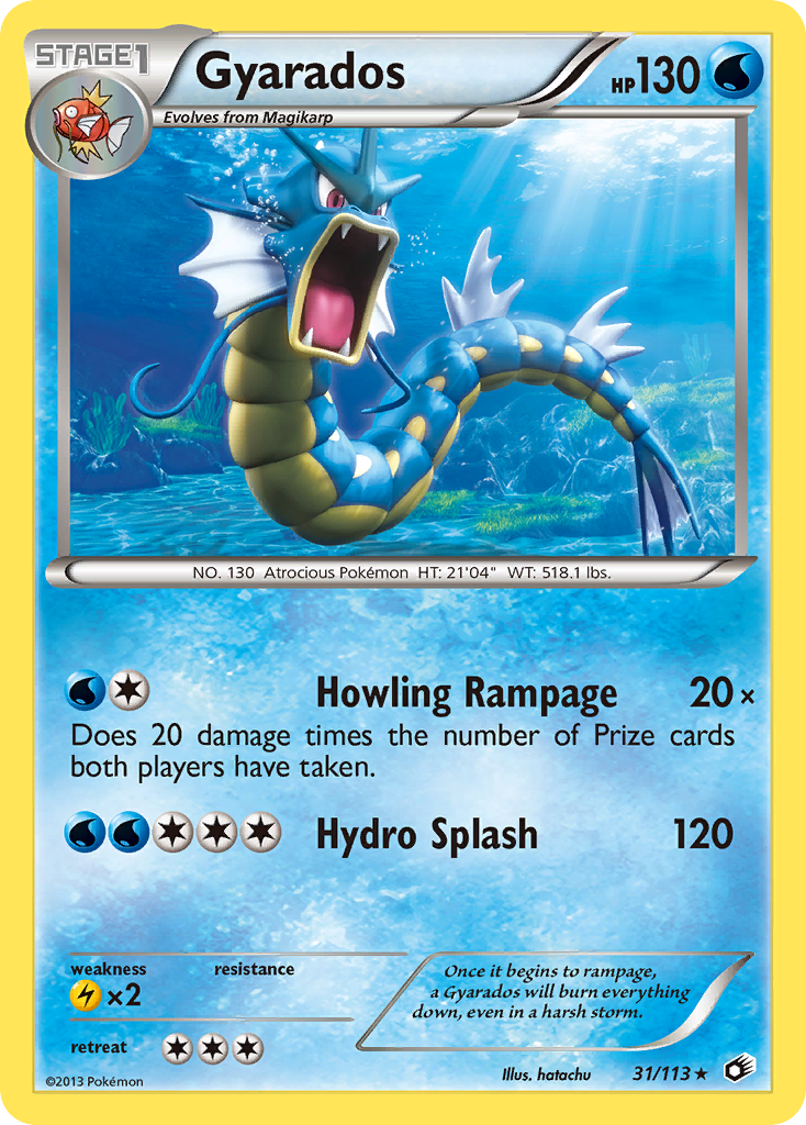 Gyarados (31/113) [Black & White: Legendary Treasures] | Shuffle n Cut Hobbies & Games