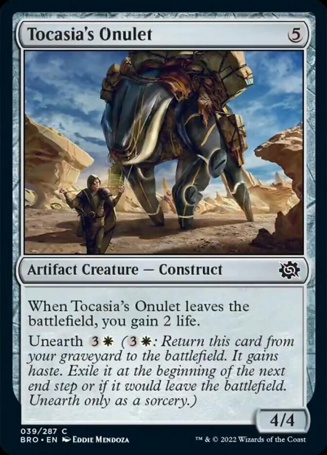 Tocasia's Onulet [The Brothers' War] | Shuffle n Cut Hobbies & Games