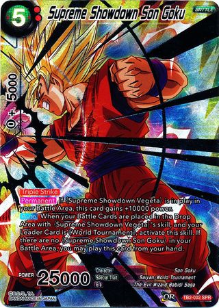 Supreme Showdown Son Goku (SPR) [TB2-002] | Shuffle n Cut Hobbies & Games