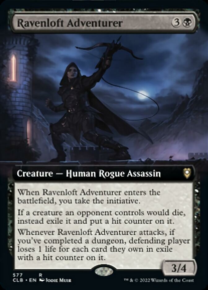 Ravenloft Adventurer (Extended Art) [Commander Legends: Battle for Baldur's Gate] | Shuffle n Cut Hobbies & Games