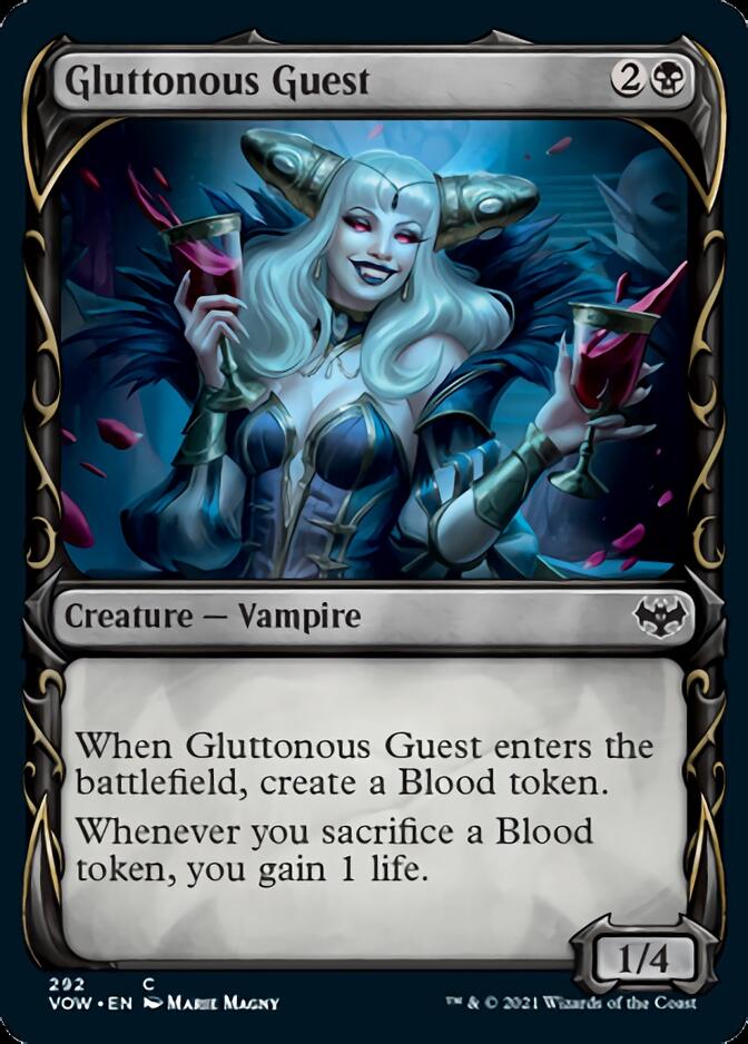 Gluttonous Guest (Showcase Fang Frame) [Innistrad: Crimson Vow] | Shuffle n Cut Hobbies & Games