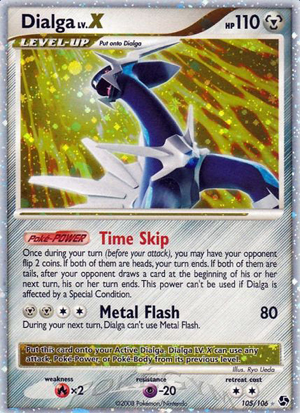 Dialga LV.X (105/106) [Diamond & Pearl: Great Encounters] | Shuffle n Cut Hobbies & Games