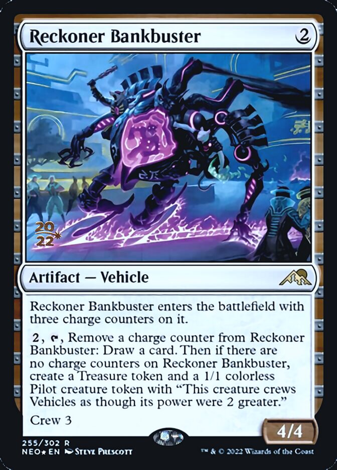 Reckoner Bankbuster [Kamigawa: Neon Dynasty Prerelease Promos] | Shuffle n Cut Hobbies & Games