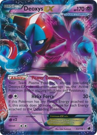 Deoxys EX (53/116) (Jumbo Card) [Black & White: Plasma Freeze] | Shuffle n Cut Hobbies & Games