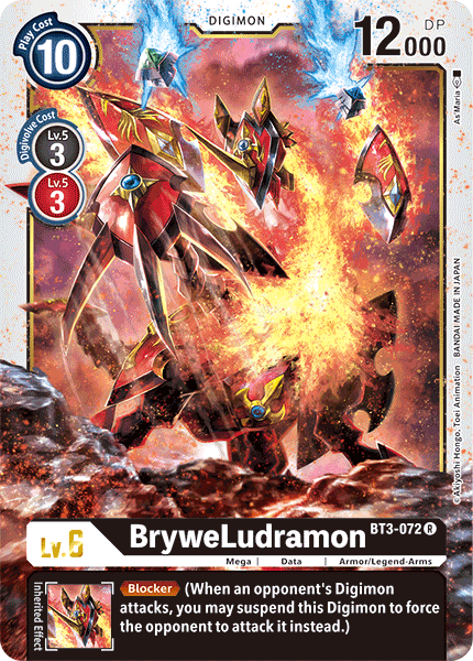 BryweLudramon [BT3-072] [Release Special Booster Ver.1.5] | Shuffle n Cut Hobbies & Games