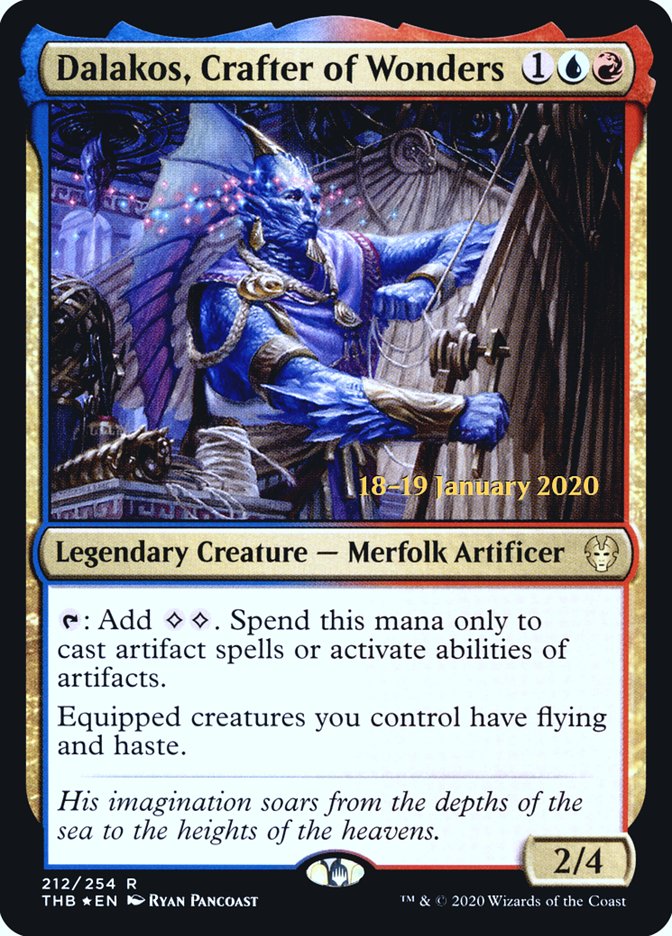 Dalakos, Crafter of Wonders [Theros Beyond Death Prerelease Promos] | Shuffle n Cut Hobbies & Games